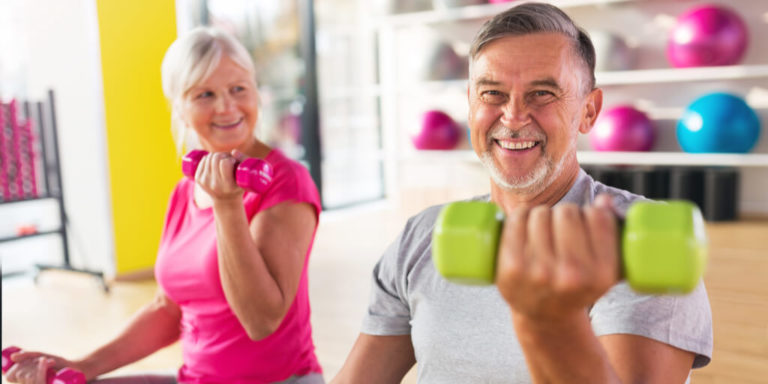 seniors exercising