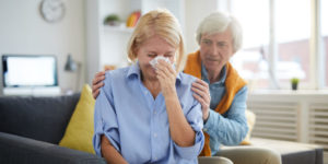 why do dementia patients cry